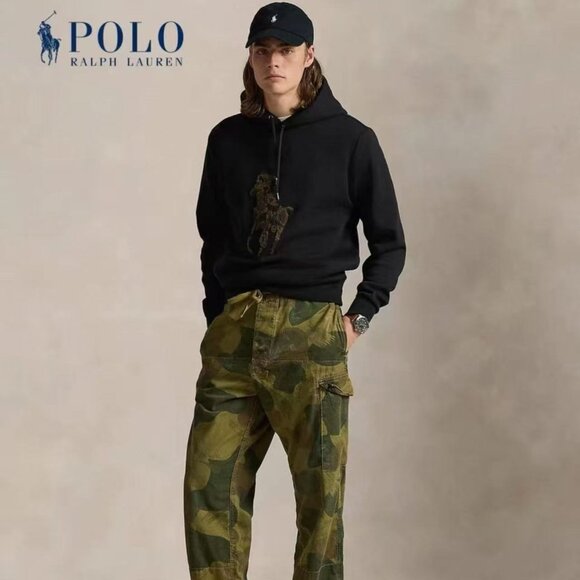 Polo Ralph Lauren Men's Camo Big Pony Double-Knit Hood - Picture 2 of 13